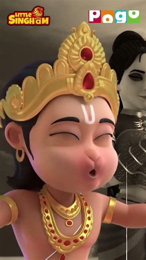 Little Singham🔥| Apar Shakti vs. Apar Siddhi!🙏| Cartoon for Kids 😍| #shorts | @PogoChannel