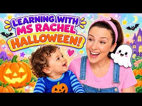 Learn with Miss Rachel - Halloween special | Kids learning | Playschool activity | BABY VIDEO 2026