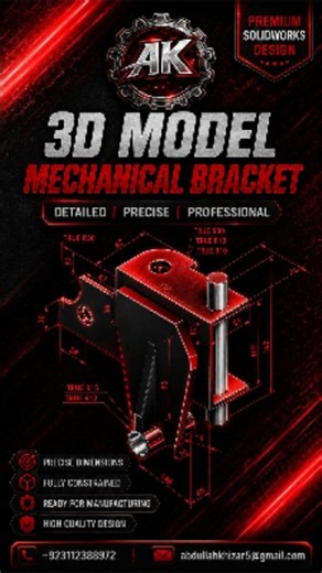 🔥 SolidWorks 3D Modeling | Sketch to Final Part