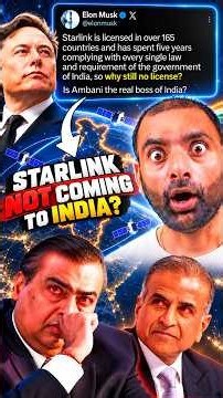 Starlink in India - What's the REAL Problem ? #shorts