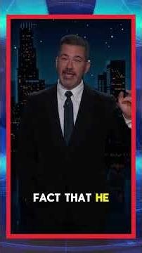 Jimmy Kimmel ROASTS Trump Over His Falling Poll Numbers and Fox News Drama! #shorts