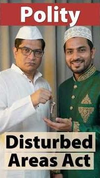 Disturbed Areas Act Gujarat & Rajasthan for selling property to Hindu/ Muslim — UPSC Polity Current