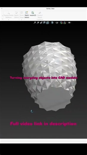 Real Vase to SolidWorks | Advanced Surface Modeling Tutorial | Geometric Vase Surface Modeling