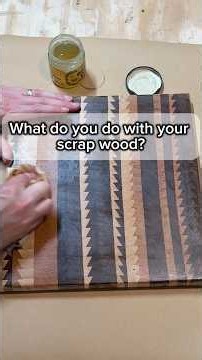 End Grain Cutting Board made from Scrap Wood. #woodworking #woodwork #diy #woodshop #kitchen