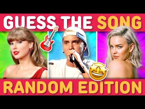 GUESS THE 40 RANDOM SONGS 🎶 🎧 🤩 | Music Quiz