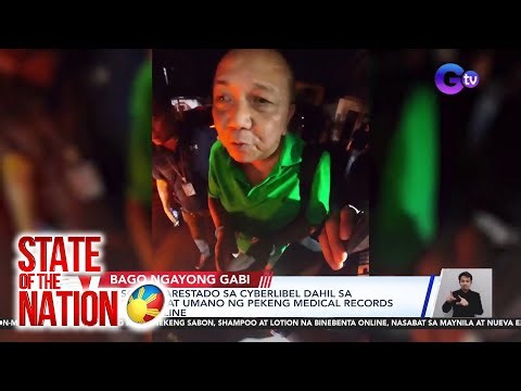Jay Sonza, huli sa cyberlibel dahil sa pagpapakalat daw ng pekeng medical records... | SONA