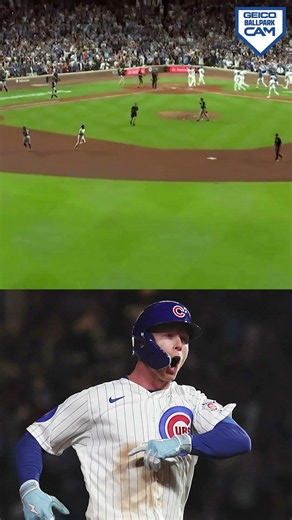 PCA's walk-off HR had Wrigley FIRED UP! #shorts