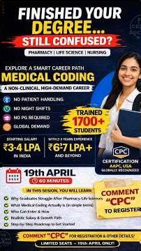 Learn MEDICAL CODING : FREE WEBINAR this Sunday 🤩 by The Coding Doctors