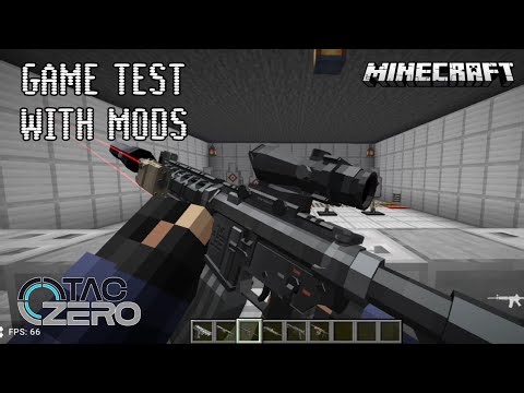 Game Test with Mods TACZ Timeless and Classic guns Zero | Minecraft Java Edition🔥