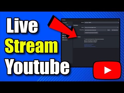 How to Live Stream to your Youtube Channel using OBS (Best Method)
