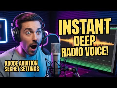 Get a Deep Radio Voice in Adobe Audition: Fast & Easy
