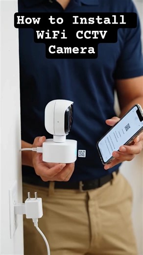 Easy WiFi Camera Installation 🔥 Step-by-Step Guide for Beginners #cctv #shorts #wificamera #cpplus