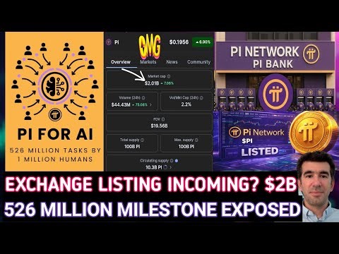 PI NETWORK JUST HIT $2 BILLION, 526 MILLION AI TASKS— Exchange Listing Is CLOSER Than You Think
