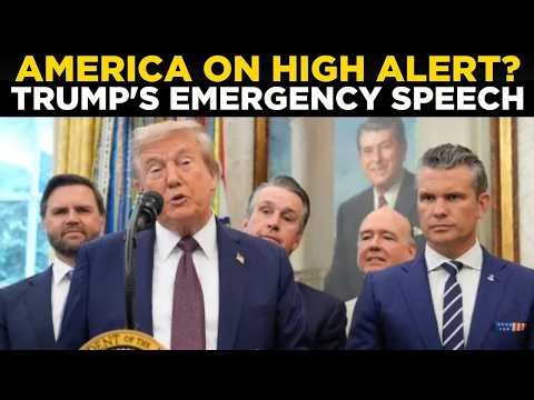 Trump LIVE: Trump Issues Urgent Warning, US Put On High Alert? | US BREAKING NEWS | Trump Speech