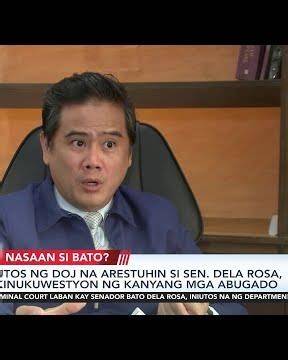 Utos ng DOJ na arestuhin si Sen. Dela Rosa, kinukuwestiyon ng kaniyang mga abogado | 24 Oras