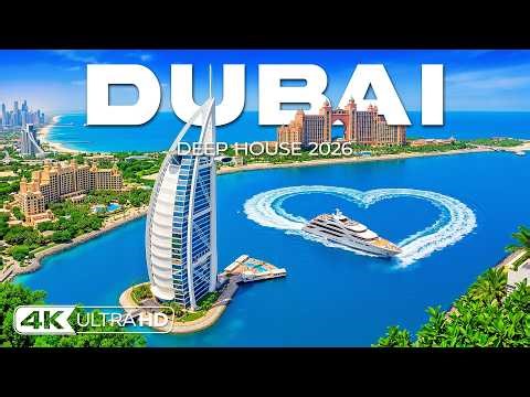 Dubai 4K Drone Footage 🇦🇪 Luxury Skyline, Iconic Coast & Arabian Gulf Views