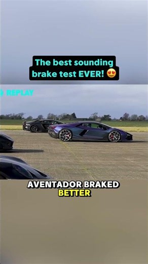 Who knew brake tests could sound so good? 🫨
