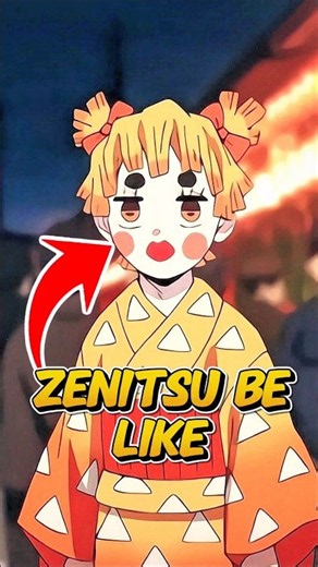 Zenitsu Be like WTF | DEMON SLAYER facts | #demonslayer #tanjiro #zenitsu #facts #shorts