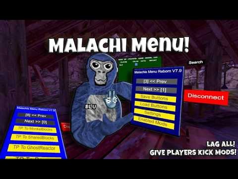 This FREE Gorilla Tag Mod Menu GIVES PLAYERS MODS | Give Kick + Lag Mods & MORE! | Malachi Menu 7.9