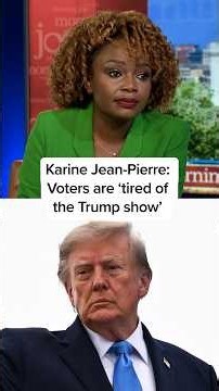 Karine Jean-Pierre: Voters are ‘tired of the Trump show’