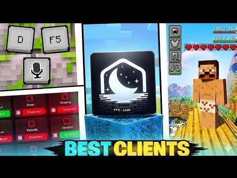 Top 3 best clients for fps boost must check😱 || the best for fps boost and pvp || #minecraft