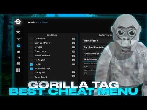 ^^The Best^^ Cheat Menu - Gorilla Tag | Greated Cheat For GTag | Many Functions | FREE Download
