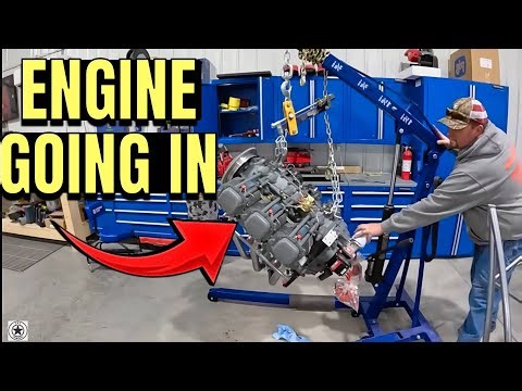 We Built a Paint Booth…Then Hung a Brand-New Engine