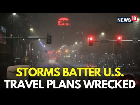 US Winter Storm LIVE | Travel Chaos Continues As Winter Storms Batters US | US News | N18G