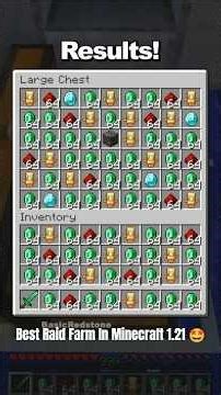 Easiest Raid Farm In Minecraft!#minecraft#survival#minecraftfarm