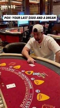 This is why you should never give up at the blackjack tables… 🤯 #casino #blackjack #gambling