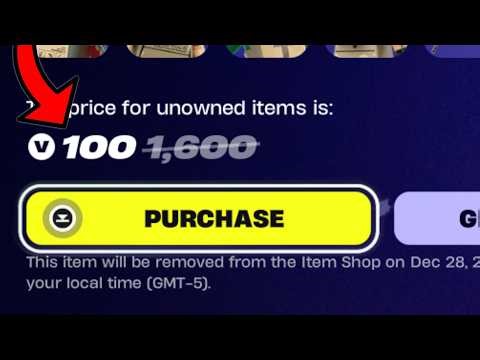 100 V BUCKS SKIN BUNDE in Fortnite RIGHT NOW!