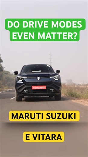 Maruti Suzuki e Vitara Drive Modes Tested | Real World Difference?