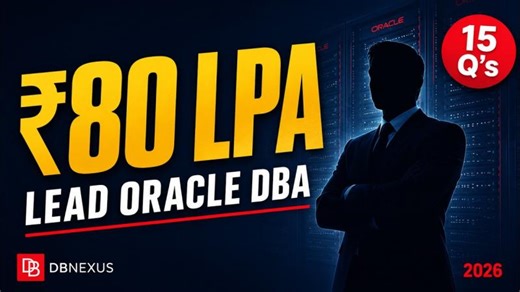 15 Oracle DBA Interview Questions for LEAD ARCHITECT Roles | 2026 (₹35-80 LPA) | DBA Training