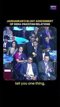 Jaishankar’s Blunt Assessment Of India-Pakistan Relations #shorts