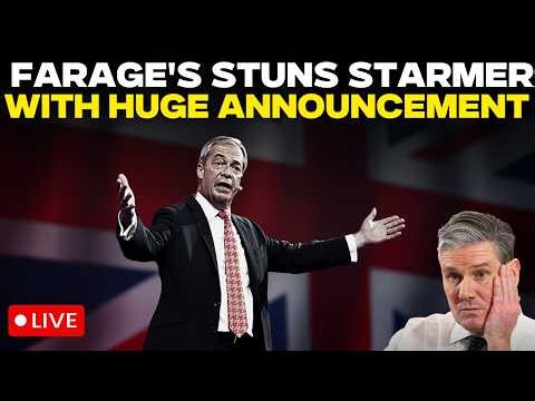 Farage Speech LIVE | Nigel Farage's BIG Election Speech Stuns Keir Starmer | UK Politics | Reform UK