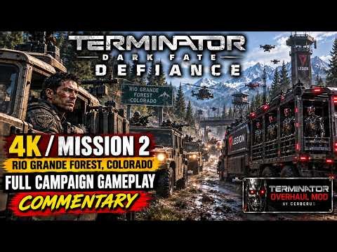 Terminator: Dark Fate - Defiance | 4K - Full Gameplay | Mission 2: Rio Grande Forest, Colorado