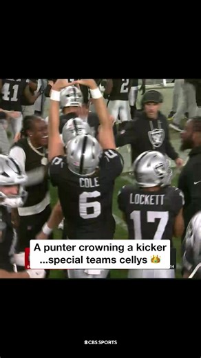 This one is for the special teamers 👑 #specialteams #kickers #lvraiders