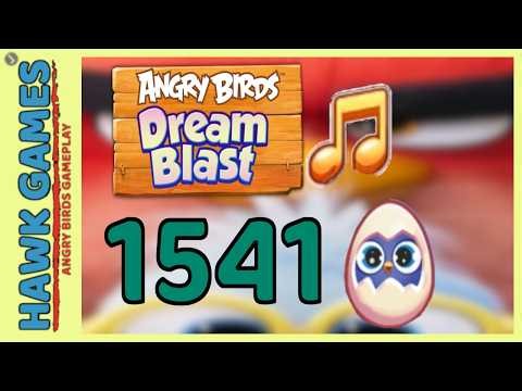 Angry Birds Dream Blast Level 1541 - Walkthrough, No Boosters