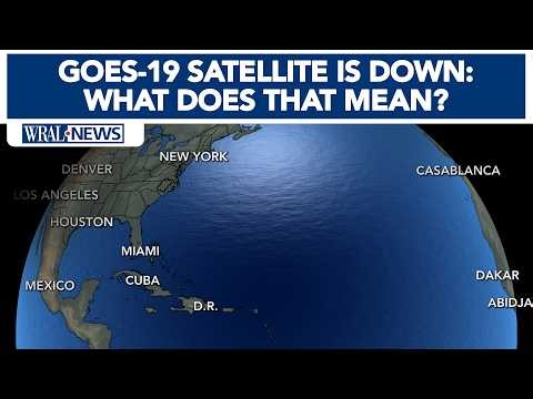 GOES-19 Satellite is down at a bad time