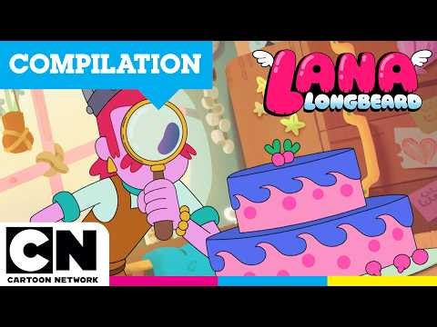The EPIC Scooterberry Cake! 🍕 Lana’s Iconic Food Moments | Lana Longbeard | Cartoon Network UK