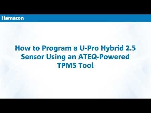 How to Program a U-Pro 2.5 TPMS Sensor | Step-by-Step Guide
