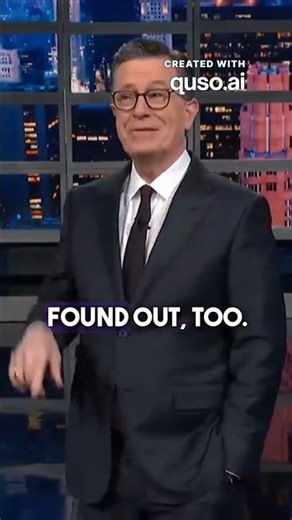 Stephen Colbert’s "Trump-Kennedy Center" Announcement 🏛️🗽