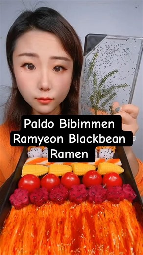 Paldo Bibimmen Ramyeon Blackbean Ramen & Broccoli Mukbang!