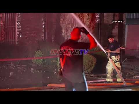 Explosions Heard During Massive Warehouse Fire