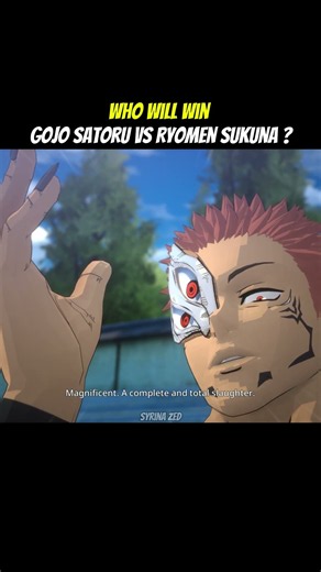 Who Will Win Gojo Satoru vs Ryomen Sukuna ?