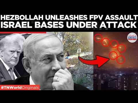 FPV DRONE ONSLAUGHT: Hezbollah Deploys Coordinated Swarm Attacks On Israeli Forces | US-Iran War
