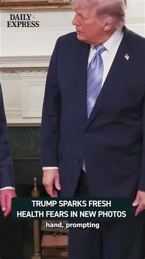 New photos of Donald Trump during King Charles' state visit to the US have sparked fresh concern 👀