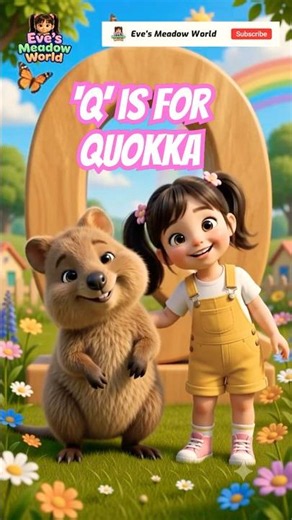 🦘 Q is for Quokka | ABC | Learn the Letter Q with Eve's Meadow