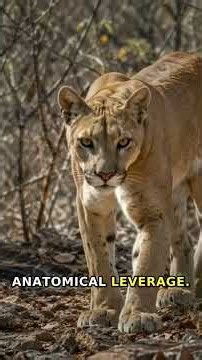 The Cougar’s Hydraulic Leap Physics #Shorts