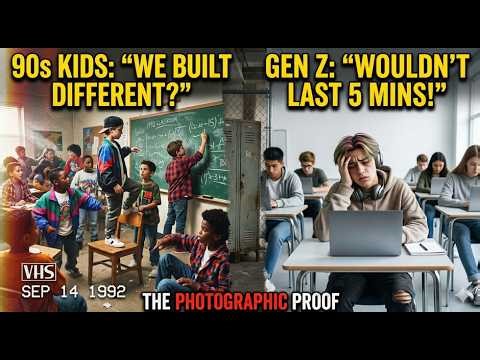 Gen Z wouldn't last 5 minutes in a 1992 classroom... here is the photographic proof